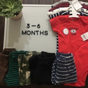 Brand new! 3-6 month old Onesie set!
